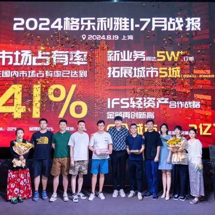市場占有率41%！2024格樂利雅戰報系統